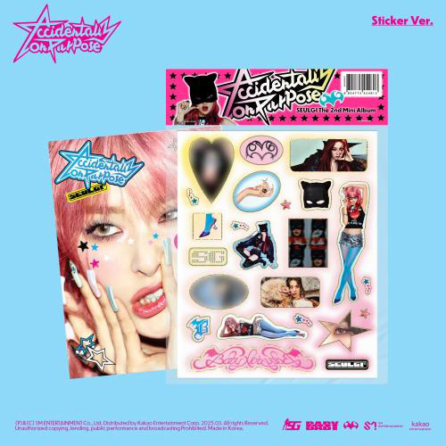 SEULGI (RED VELVET) - 2nd mini album [Accidentally On Purpose] (Sticker Ver.) kaeguli kpop shop albums and merchandise