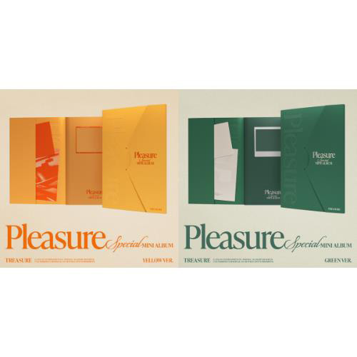 TREASURE - SPECIAL MINI ALBUM [PLEASURE] (GREEN Ver.) (yellow ver.) kaeguli kpop shop albums and merchandise