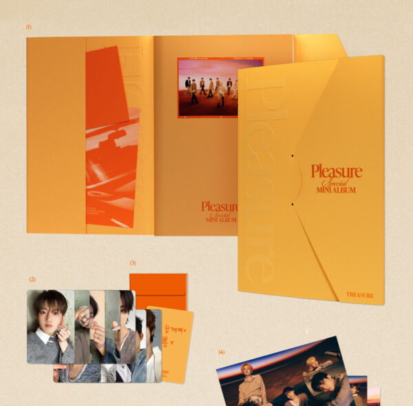 TREASURE - SPECIAL MINI ALBUM [PLEASURE] (green) yellow) kaeguli kpop shop albums and merchandise