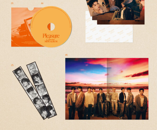 TREASURE - SPECIAL MINI ALBUM [PLEASURE] (green) yellow) kaeguli kpop shop albums and merchandise