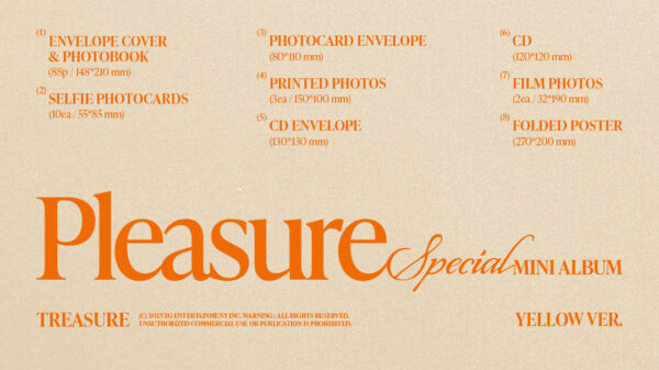 TREASURE - SPECIAL MINI ALBUM [PLEASURE] (green) yellow) kaeguli kpop shop albums and merchandise