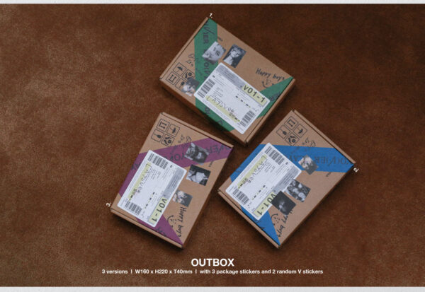V (BTS) - [Layover] (C Ver.) (b ver.) (a ver.) kaeguli kpop album and merchandise
