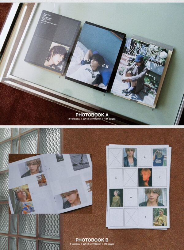 V (BTS) - [Layover] (C Ver.) (b ver.) (a ver.) kaeguli kpop album and merchandise
