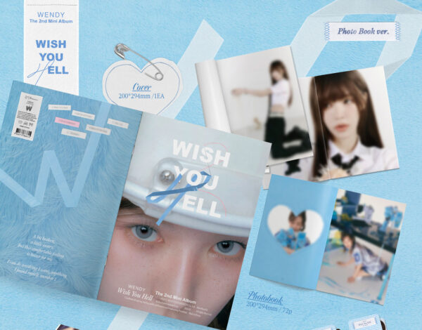 Wendy (Red Velvet) - 2ND MINI ALBUM [Wish You Hell] (PHOTOBOOK Ver.) kaeguli kpop album and merchandise