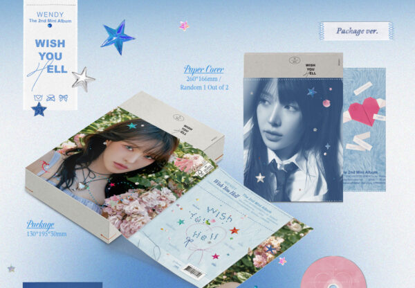 Wendy (Red Velvet) - 2ND MINI ALBUM [Wish You Hell] (PACKAGE Ver.) kaeguli kpop album and merchandise