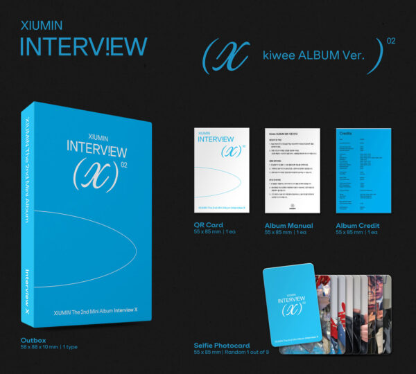 XIUMIN (EXO) - [Interview X] (kiwee ALBUM Ver.) (Platform album) kaeguli kpop shop albums and merchandise