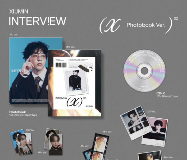 XIUMIN (EXO) - [Interview X] (Photobook Ver.) (xiu) (min) kaeguli kpop shop albums and merchandise