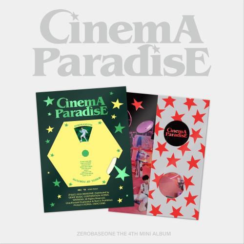 ZEROBASEONE - 4TH MINI ALBUM [CINEMA PARADISE] (romance ver.) (sf ver.) kaeguli kpop album and merchandise