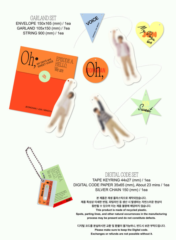 SEVENTEEN Episode: Oh, My Days and Sweet Voice Akaeguli kpop shop albums and merchandise