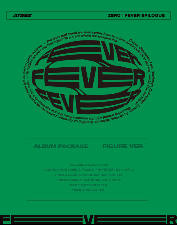 ATEEZ - REPACKAGE EP [ZERO : FEVER EPILOGUE] (FIGURE Ver.) kaeaguli kpop shop albums and merchandise