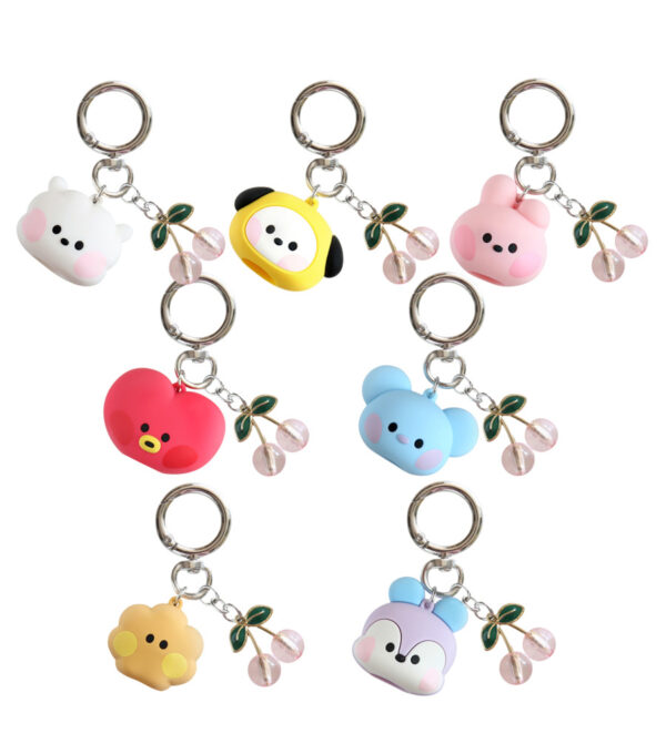 BTS - BT21 minini [FACE CAP KEYRING] TATA chimmy koya shooky mang rj cooky kaeguli kpop shop albums and merchandise
