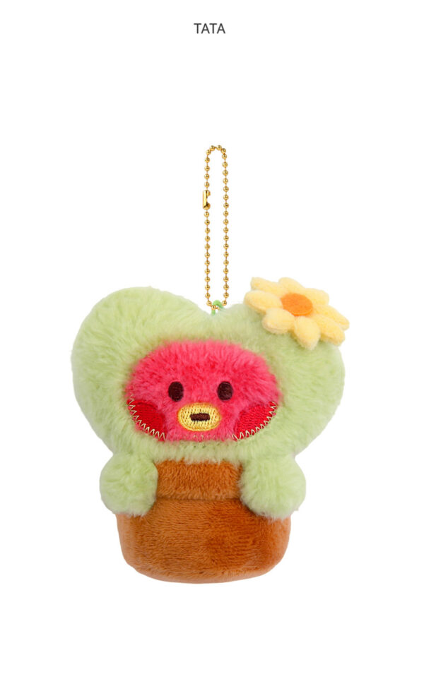 BTS - BT21 PLUSH KEYRING [GREEN] TATA kaeguli kpop shop albums and merchandise