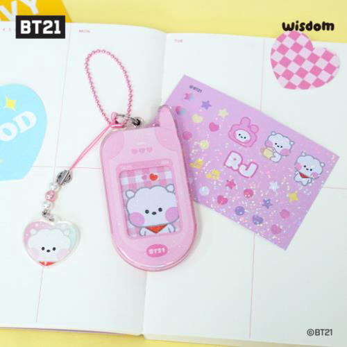 BTS - BT21 RETRO PHONE KEYRING (RJ) kaeguli kpop shop albums and merchandise