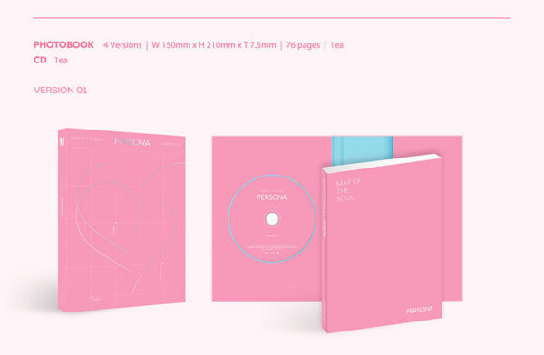 BTS - 6TH MINI ALBUM [MAP OF THE SOUL : PERSONA] (04 Ver.) (01 ver.) ( 02 ver.) ( 03 ver.) kaeguli kpop shop albums and merchandise