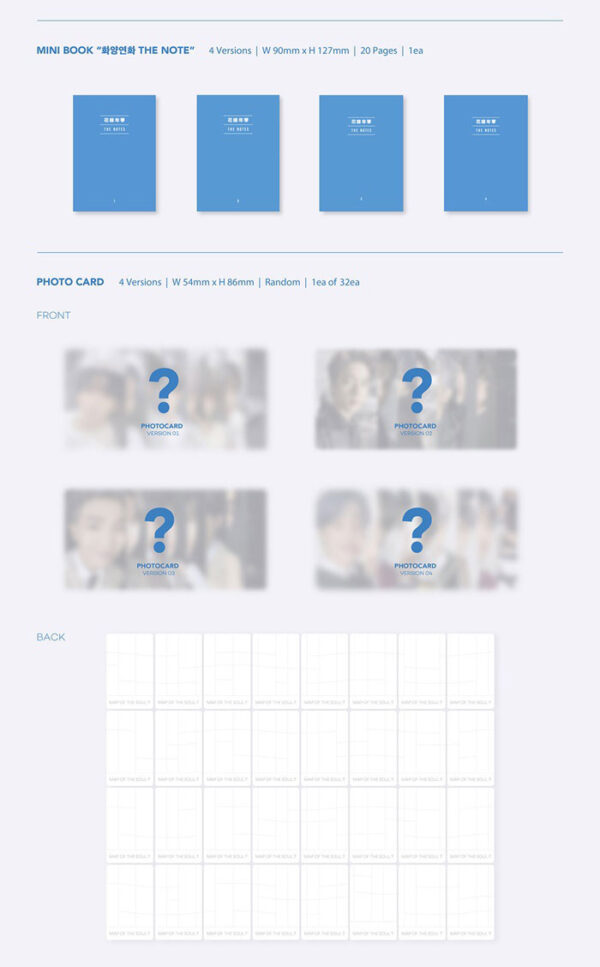 BTS - 4TH ALBUM [MAP OF THE SOUL : 7] (VERSION 4) (version 1) (version 2) (version 3) kaeguli kpop shop albums and merchandise