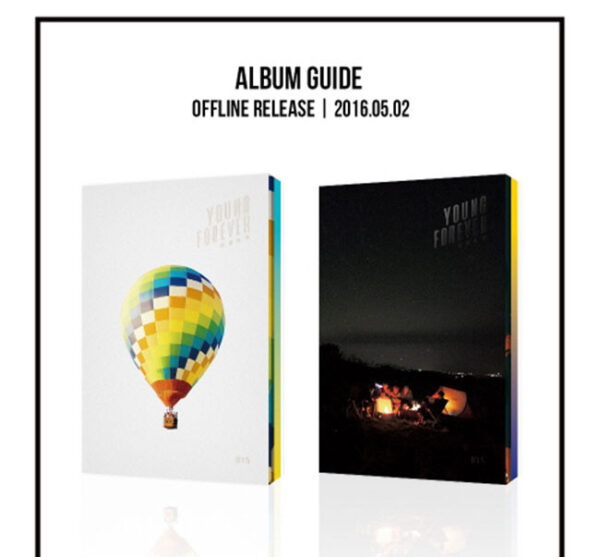 BTS - [YOUNG FOREVER] (2CD) (NIGHT Ver.) (day ver.) kaeguli kpop shop albums and merchandise