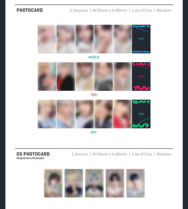 TXT - 2ND ALBUM [THE CHAOS CHAPTER : FREEZE] (Boy Ver.) (you ver.) ( world ver.) kaeaguli kpopshop albums and merchandise