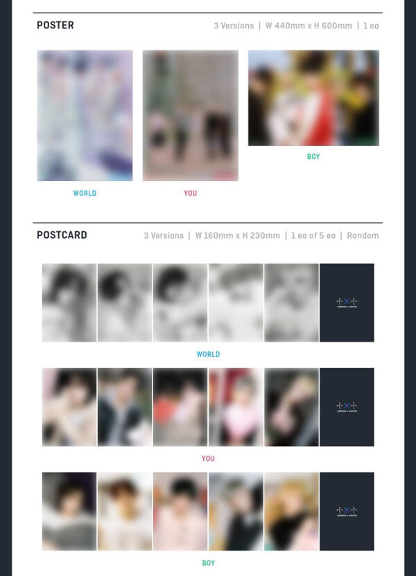 TXT - 2ND ALBUM [THE CHAOS CHAPTER : FREEZE] (Boy Ver.) (you ver.) ( world ver.) kaeaguli kpopshop albums and merchandise