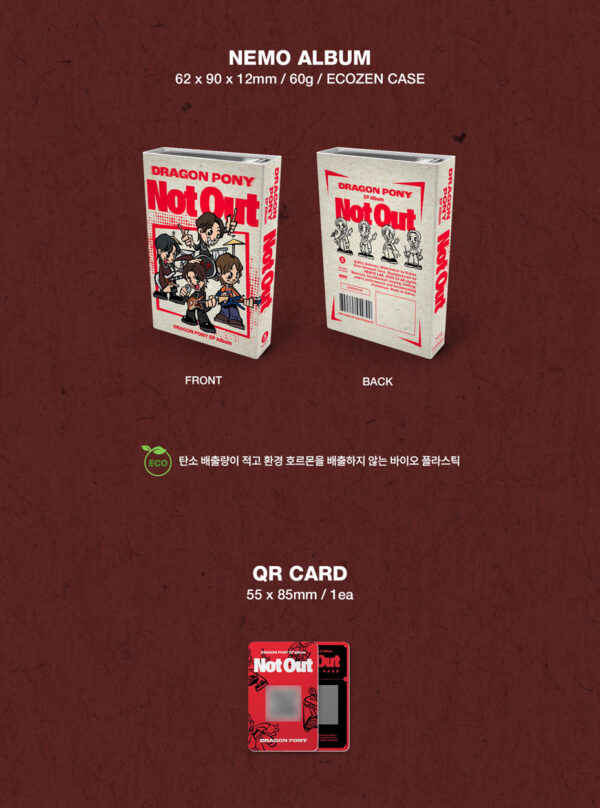 Dragon Pony - 2nd EP [Not Out] (NEMO Ver.) kaeaguli kpop shop albums and merchandise
