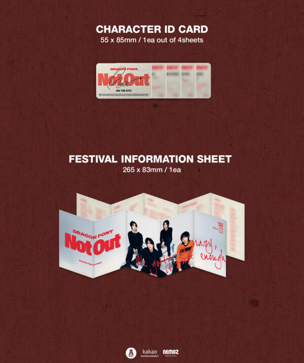 Dragon Pony - 2nd EP [Not Out] (NEMO Ver.) kaeaguli kpop shop albums and merchandise