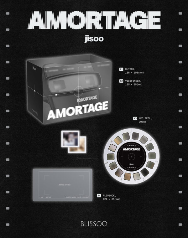 JISOO - mini album [AMORTAGE] (REELS Ver.) - Image 2