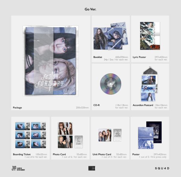 NMIXX - 4th mini album [Fe3O4: FORWARD] (GO Ver.) (ready ver.) kaeguli kpop shop albums and merchandise
