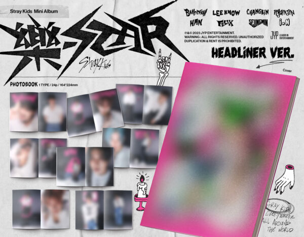 Stray Kids - 8th Mini Album [Rock Star] (Headliner Ver.)kaeguli kpop shop albums and merchandise