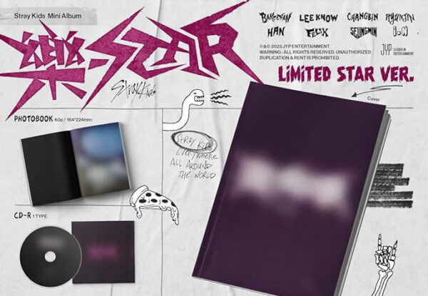 Stray Kids - 8th Mini Album [Rock Star] (Headliner Ver.)kaeguli kpop shop albums and merchandise