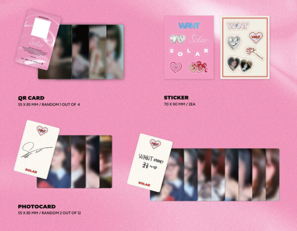 SOLAR - 2nd Single Album [WANT] (POCAALBUM Ver.) kaeguli kpop shop albums and merchandise