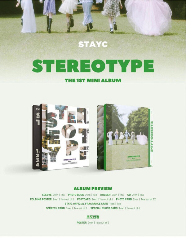 STAYC - 5th Single Album [STEREOTYPE] (ON AIR Ver.) (born ver.) kaeaguli kpopshop albums and merchandise