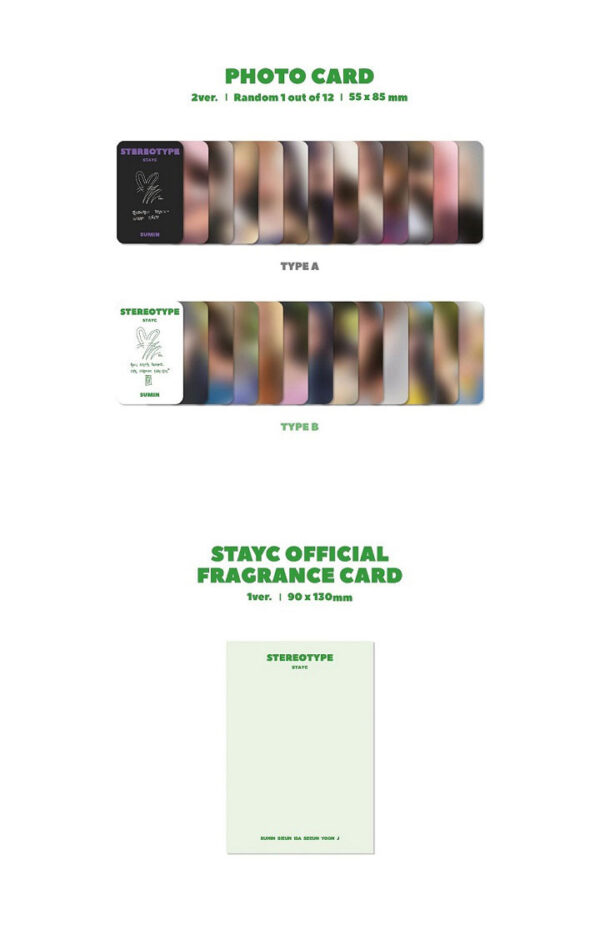 STAYC - 5th Single Album [STEREOTYPE] (ON AIR Ver.) (born ver.) kaeaguli kpopshop albums and merchandise