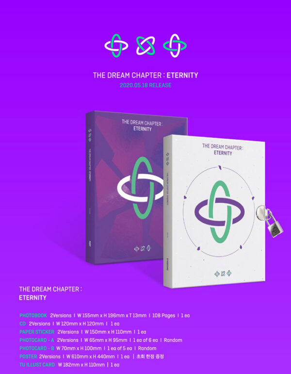 TOMORROW X TOGETHER (TXT) - Album [The Dream Chapter : ETERNITY] (STARBOARD Ver.) (port ver.) kaeaguli kpop shop albums and merchandise