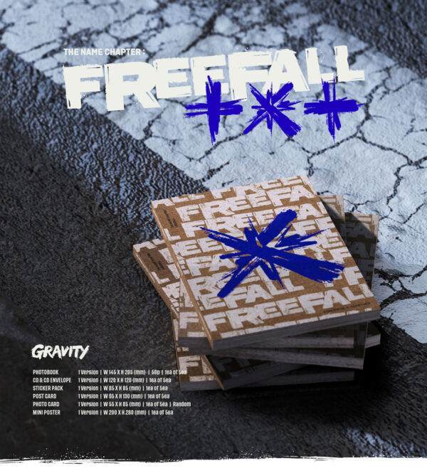 TOMORROW X TOGETHER - 3RD ALBUM [THE NAME CHAPTER : FREEFALL] (GRAVITY Ver.) kaeaguli kpopshop albums and merchandise