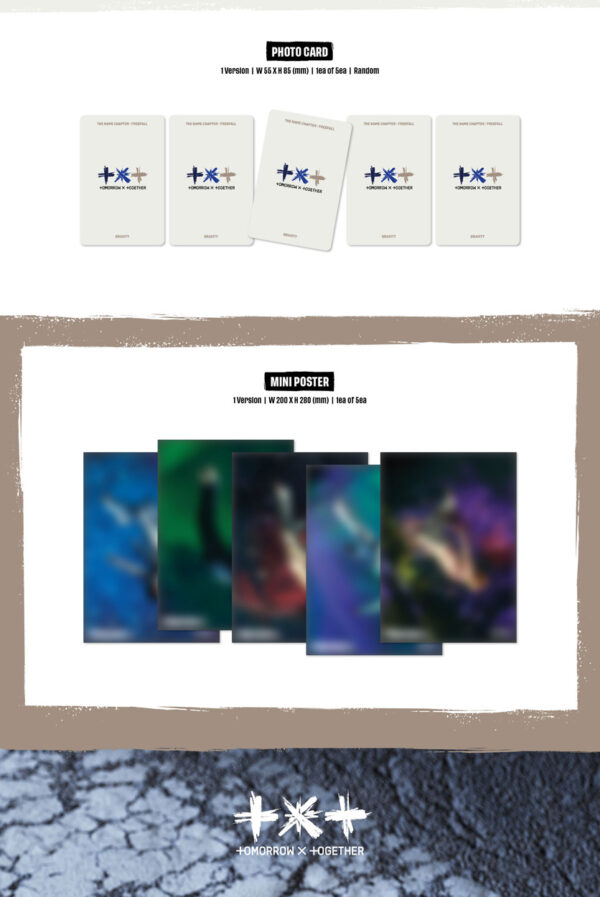 TOMORROW X TOGETHER - 3RD ALBUM [THE NAME CHAPTER : FREEFALL] (GRAVITY Ver.) kaeaguli kpopshop albums and merchandise