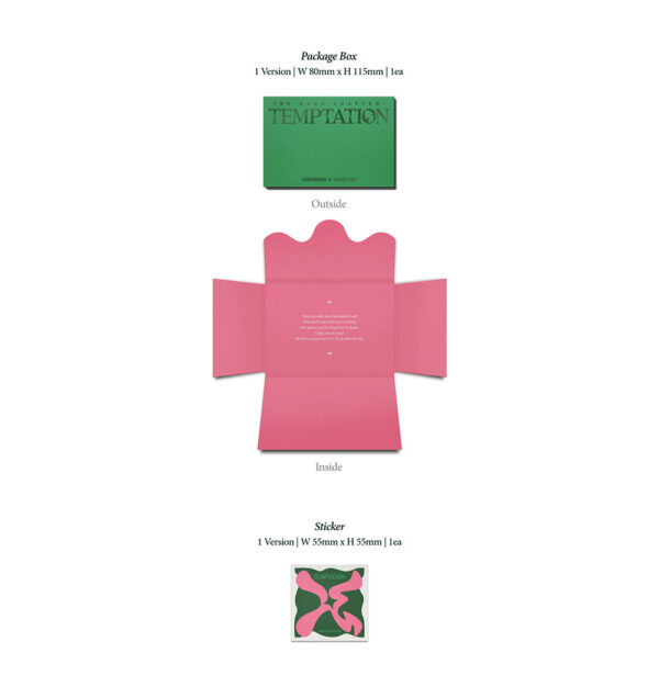 TOMORROW X TOGETHER (TXT) - THE NAME CHAPTER : TEMPTATION (Weverse Ver.) kaeguli kpop shop albums and merchandise