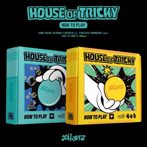 xikers - 2ND MINI ALBUM [HOUSE OF TRICKY : HOW TO PLAY] (TRICKY Ver.) (hiker ver.) kaeaguli kpop shop albums and merchandise