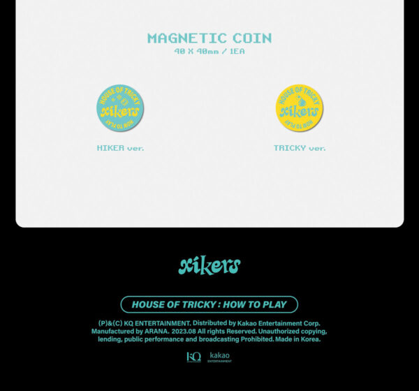 xikers - 2ND MINI ALBUM [HOUSE OF TRICKY : HOW TO PLAY] (TRICKY Ver.) (hiker ver.) kaeaguli kpop shop albums and merchandise