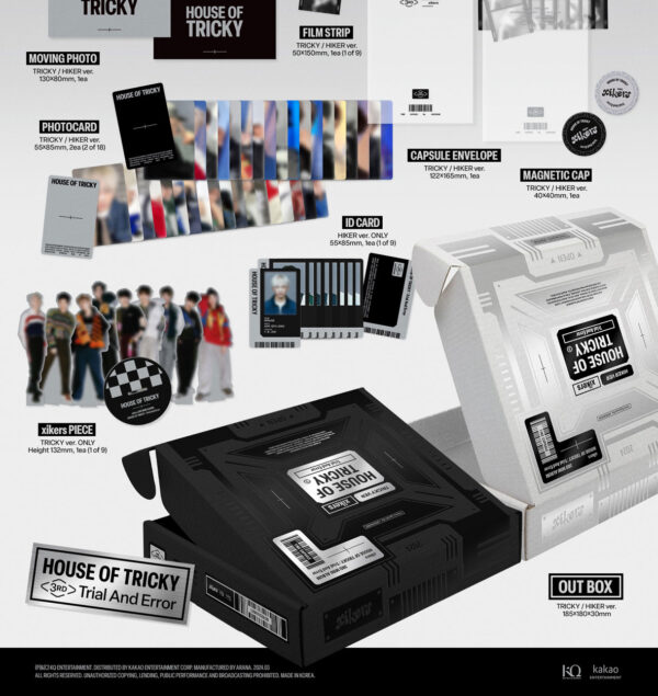 xikers - 3RD MINI ALBUM [HOUSE OF TRICKY : Trial And Error] (HIKER Ver.) (tricky ver.) kaeaguli kpop shop albums and merchandise