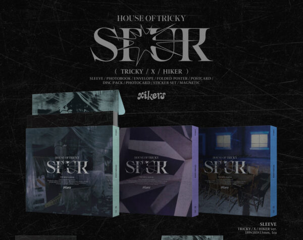 xikers – 5th mini album [HOUSE OF TRICKY : SPUR] (X Ver.) (tricky ver.) (hiker ver.) kaeguli kpop shop albums and merchandise