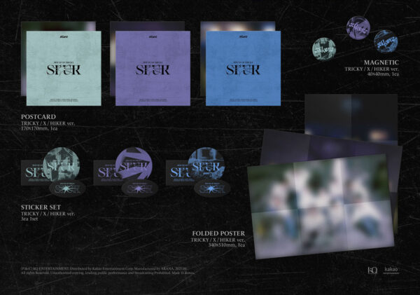 xikers – 5th mini album [HOUSE OF TRICKY : SPUR] (X Ver.) (tricky ver.) (hiker ver.) kaeguli kpop shop albums and merchandise