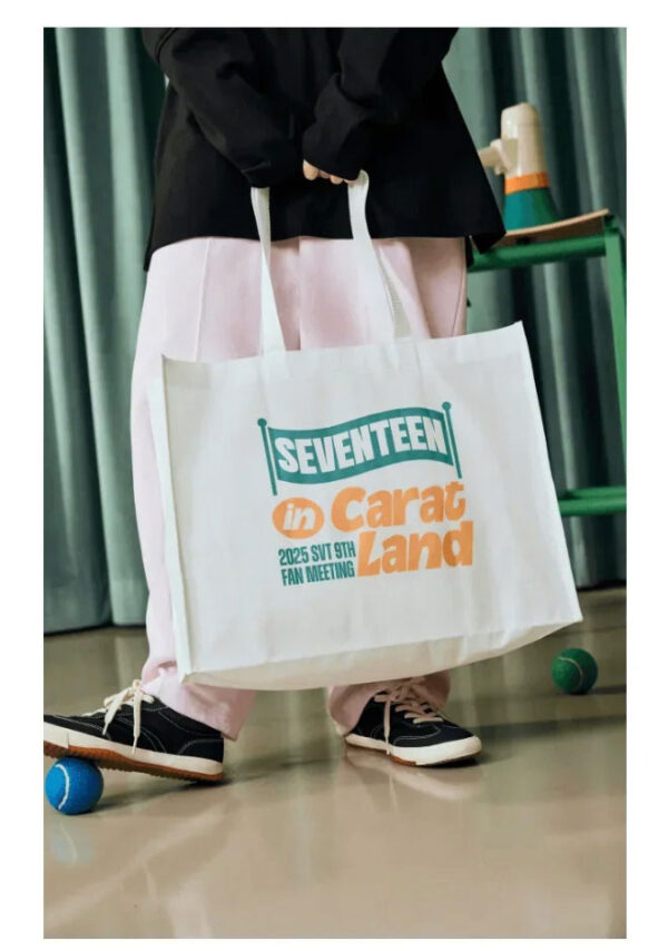 SEVENTEEN - OFFICIAL MD [2025 CARAT LAND] Shopper Bag kaeguli kpop shop albums and merchandise