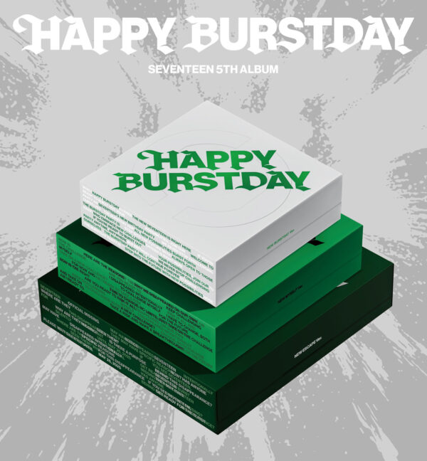 SEVENTEEN 5th Album ‘HAPPY BURSTDAY’ (new escape) (new myself) (new burstday) kaeguli kpop shop albums and merchandise
