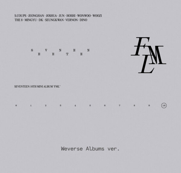 SEVENTEEN] SEVENTEEN - 10th Mini Album [FML] (Weverse Ver.) kaeguli kpop shop albums and merchandise