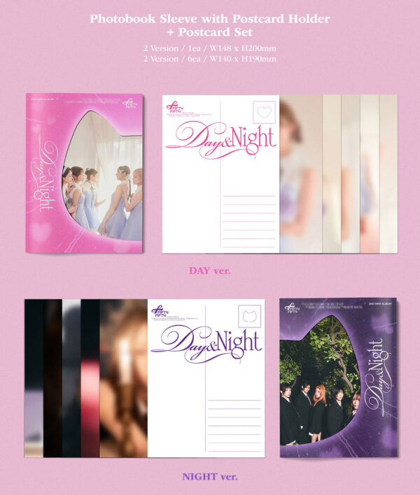 FIFTY FIFTY 3RD MINI ALBUM DAY & NIGHT (night ver.) (day ver.) kaeguli kpop shop albums and merchandise