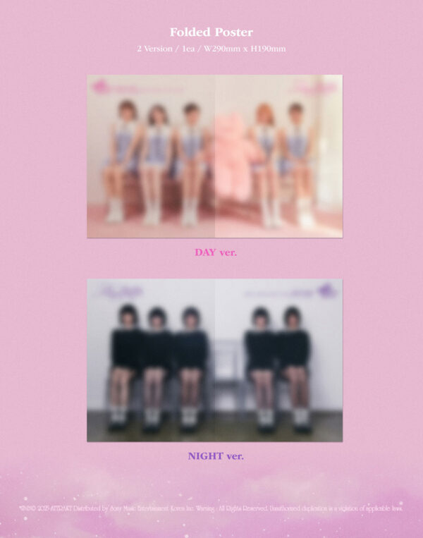 FIFTY FIFTY 3RD MINI ALBUM DAY & NIGHT (night ver.) (day ver.) kaeguli kpop shop albums and merchandise