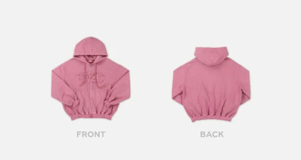 aespa - 2025 aespa LIVE TOUR - SYNK : PARALLEL LINE - aespa ENCORE MD (PINK HOODIE ZIP-UP SET_KARINA) (winter) (ningning) (giselle) kaeguli kpop albums and merchandise