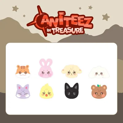 ATEEZ - OFFICIAL MD [ANITEEZ IN TREASURE] (PLUSH CUSHION) (DDEONGbyeoli) (sandeoki) (tyudeongi) (jjoongrami) (hetmongi) (wooyonyang) (jjongbear) (bbyongming) kaeguli kpop shop albums and merchandise