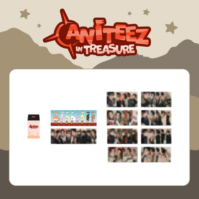 ATEEZ OFFICIAL MD - ANITEEZ IN TREASURE RANDOM TRADING CARD kaeguli kpop shop albums and merchandise