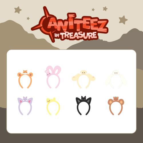 ATEEZ - OFFICIAL MD [ANITEEZ IN TREASURE] HAIR BAND (JJONGbear) (ddeongbyeoli) (wyooyonyang) (bbyongming) ( snadeoki) (jjoongrami) (tyudeongi) (hetmongi) kaeguli kpop shop albums and merchandise