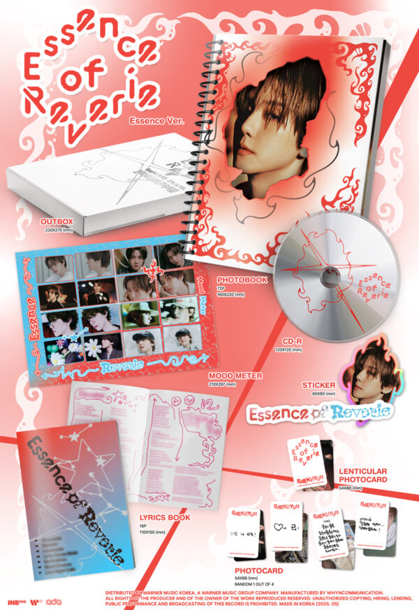 BAEKHYUN - Essence of Reverie – The 5th Mini Album (Photobook) kaeguli kpop shop albums and merchandise